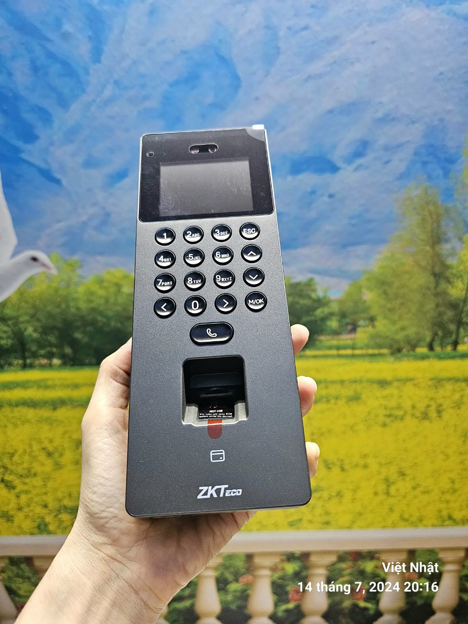 Máy chấm công kiểm soát cửa Zkteco Sense face 2A