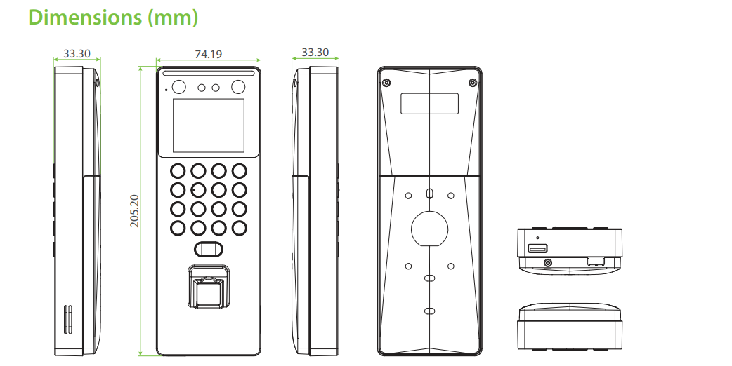 Kich thuoc SenseFace 2A